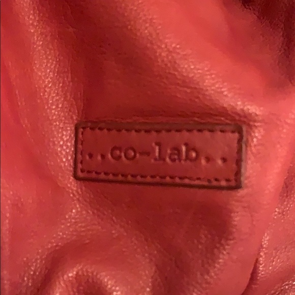 Co-Lab Red Real Leather Purse - Picture 3 of 5